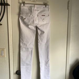 Hudson white pants Midrise Collin New